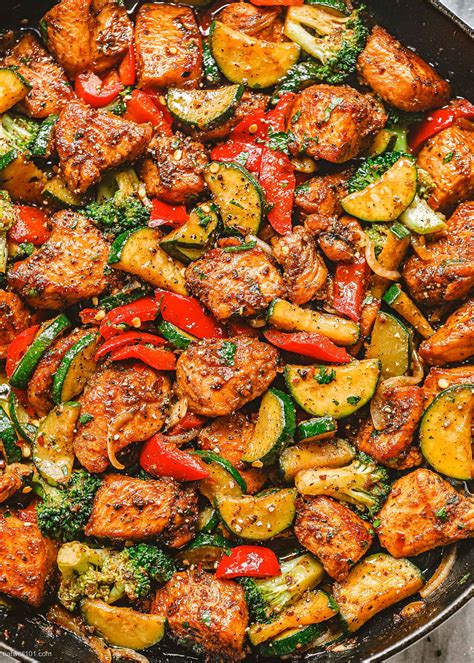 Healthy Chicken with Vegetable Skillet