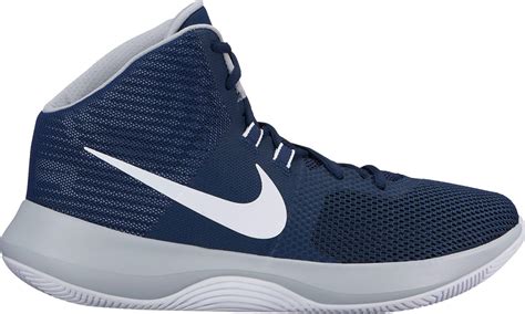 Nike Synthetic Air Precision Basketball Shoes in Midnight Navy/White ...