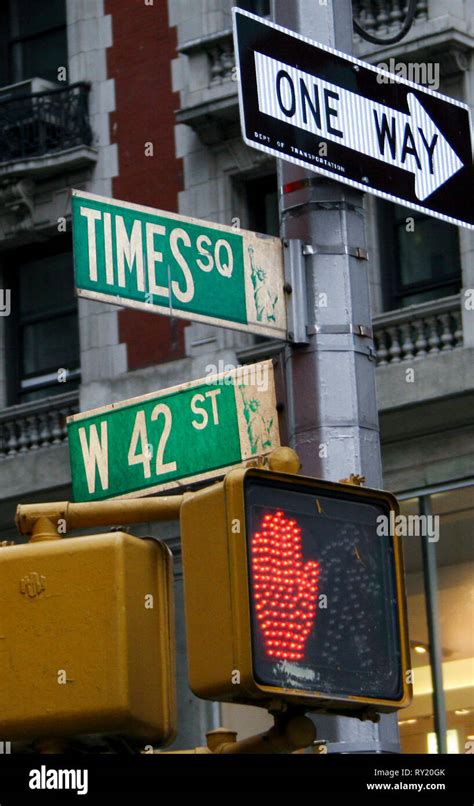 Street signs New York Stock Photo - Alamy