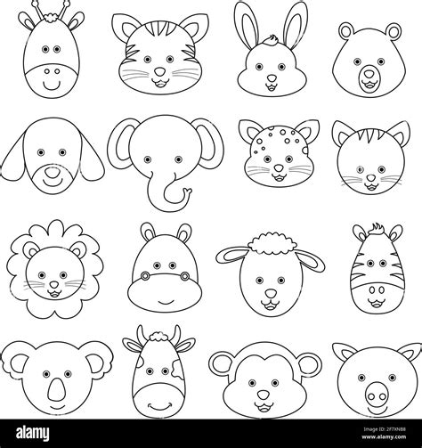 Animal Faces Drawing