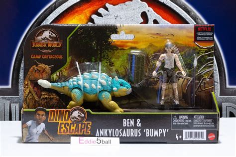 New Mattel Jurassic World Ben Bumpy Dino Escape Camp Cretaceous Action ...