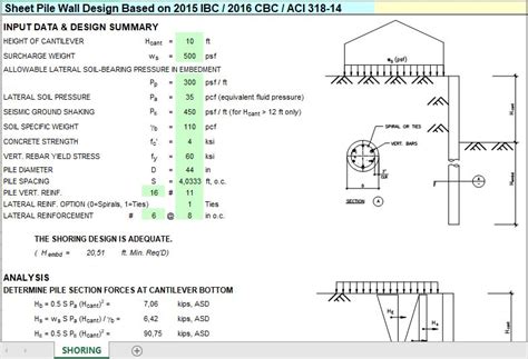 Sheet Pile Design