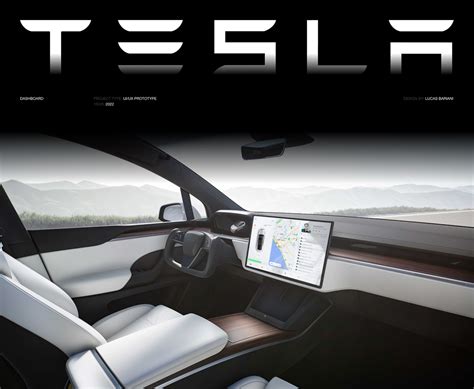 Tesla Model X Dashboard on Behance