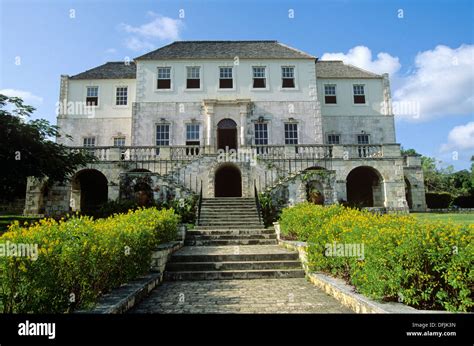 Great Hall at Rose Hall Plantation, Montego Bay, Jamaica Stock Photo ...