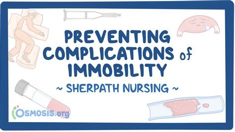 Preventing Complications of Immobility: Video, Causes, & Meaning | Osmosis