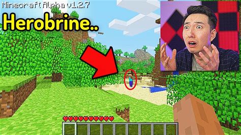 Testing Scary Minecraft Myths That Are 100% Real (Herobrine Sighting ...