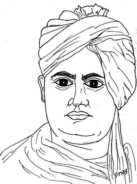 Swami Vivekananda Photos Drawing ~ Swami Vivekananda Pencil Sketch ...