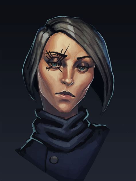 ArtStation - Dishonored Style Portrait/Study, Jeremy Anninos ...