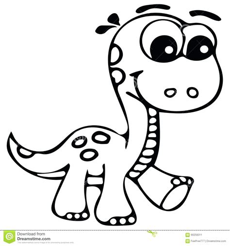 Cute Dinosaur Outline Coloring Pages Coloring Pages