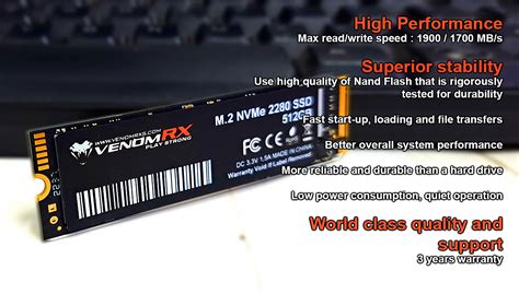 VRX SUPER M.2 NVME 2280 SSD – VenomRX