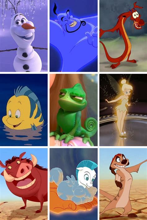 Who Is Your Disney Sidekick? | Disney sidekicks, Disney art, Disney animals