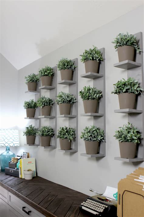 Wall-Mounted Plant Shelves DIY | Gray House Studio