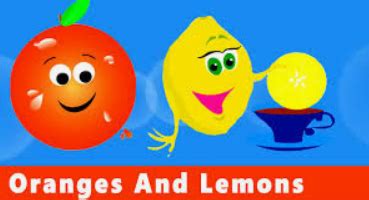 Oranges and Lemons CHILDREN Nursery Rhyme Lyrics EN