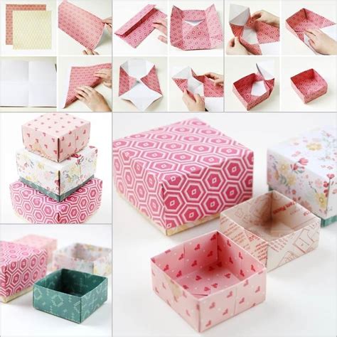 How To Tutorial For Origami Styled Gift Boxes Pictures, Photos, and ...