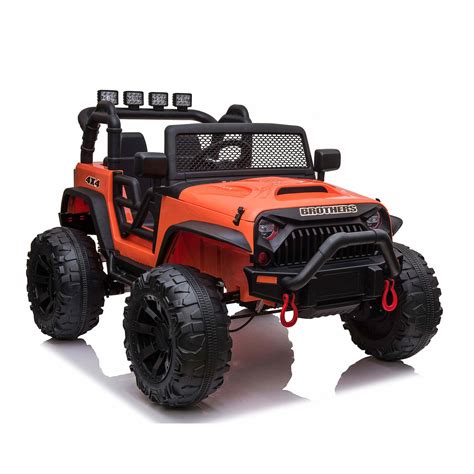 Kids 24V Jeep Wrangler Style Off Road Electric Ride On Car