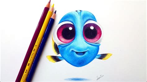 Drawing baby Dory from Disney's 'Finding Dory'! | Leontine van vliet ...