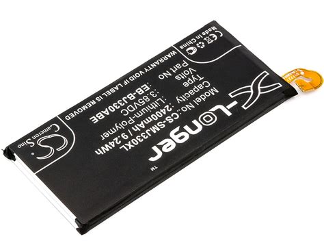 Samsung Galaxy J3 2017 Galaxy J3 2017 TD-LTE SM-J3 Replacement Battery ...