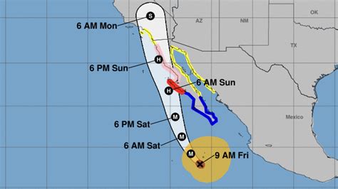 Hurricane Hilary is headed to California. See the path, impact ...