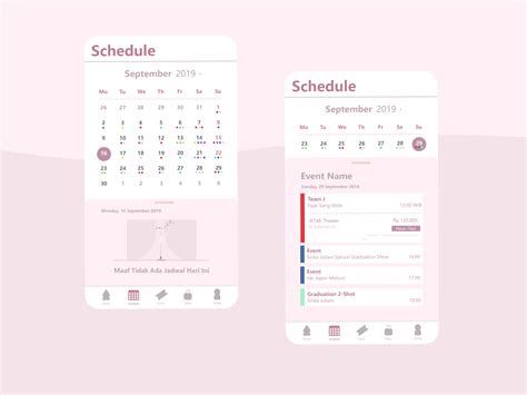 JKT48 Schedule by Masegie Handoyo on Dribbble