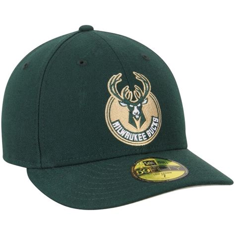 Milwaukee Bucks New Era Low Profile 59FIFTY Fitted Hat - Green ...