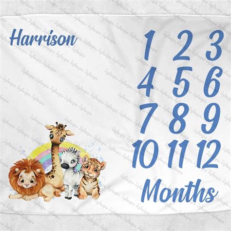 Milestone Blanket - Etsy