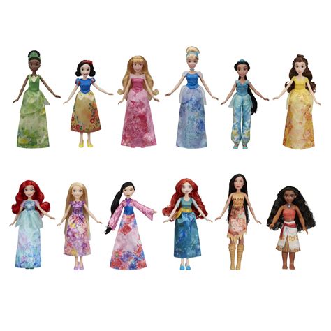 Buy Disney Princess Royal Collection, 12 Fashion Dolls -- Ariel, Aurora ...