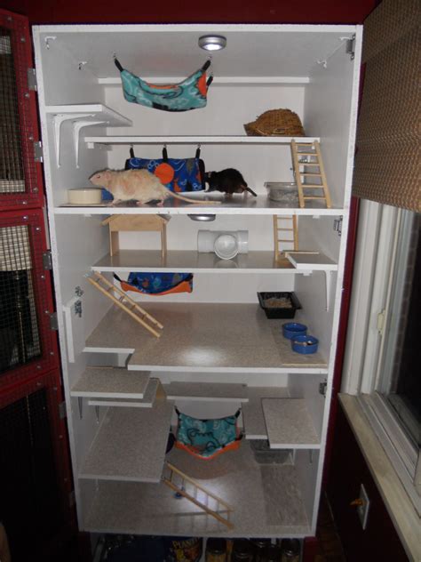 Finished homemade rat cage house! | ratitas | Pinterest | Rat cage ...