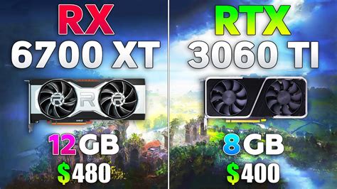 RX 6700 XT vs RTX 3060 Ti Test in 10 Games