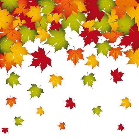 Autumn Leaf Color Clip Art Fall Leaves Deco Png Clipart Picture Png ...