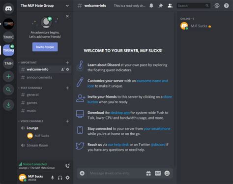 Introduction Discord Template