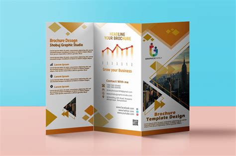 Tri Fold Brochure Template Psd Free Download