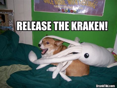 release the kraken | Release the kraken, Funny animals, Nerd humor