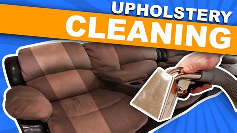 Upholstery Cleaning - Cleaning A Microfiber Sofa - YouTube