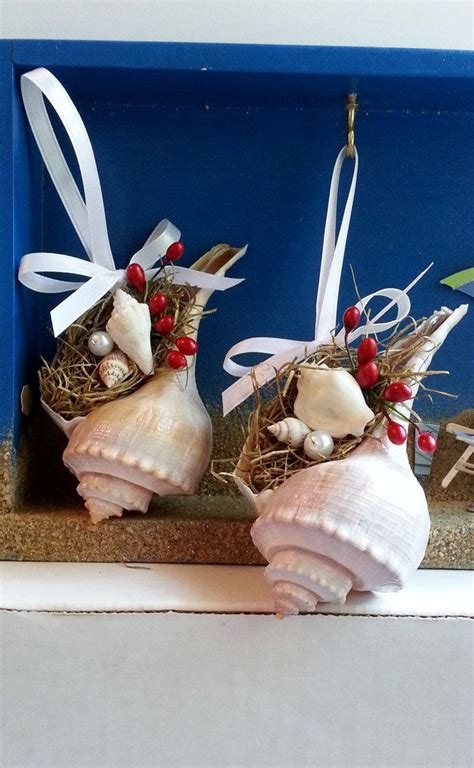 Whelk conch shell beach ornament with spanish by beachseacrafts, $9.20 ...