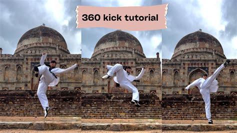 Learn 360 / turning / tornado kick ll kicking tutorial ll easy tutorial ...