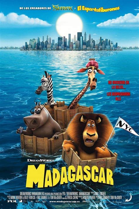 Cartel España de 'Madagascar' | Carteles de películas de disney ...