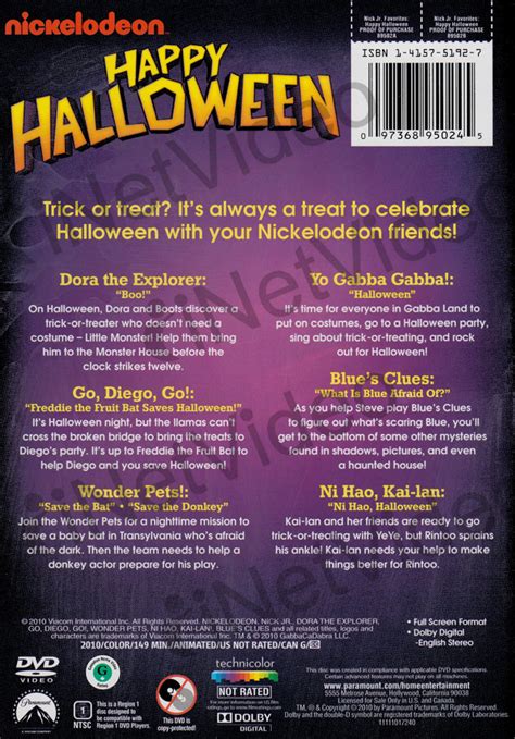 Nick Jr Favorites Happy Halloween Dvd