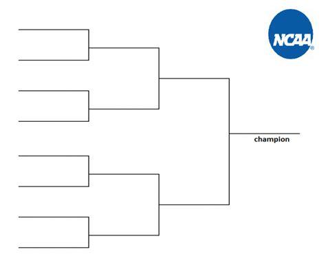 Printable 8 Team Bracket