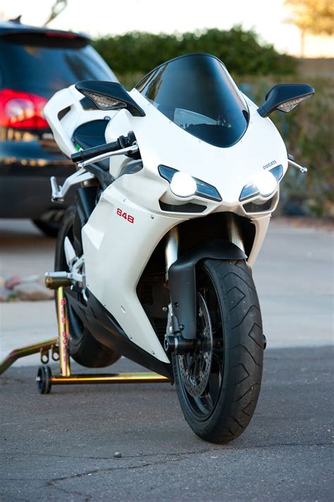 bikes wallpapers: 2012 Ducati 848 White