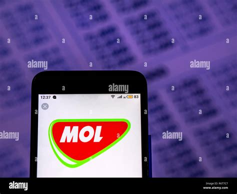 MOL Group logo seen displayed on smart phone Stock Photo - Alamy