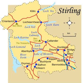 Map of Stirling Province Area