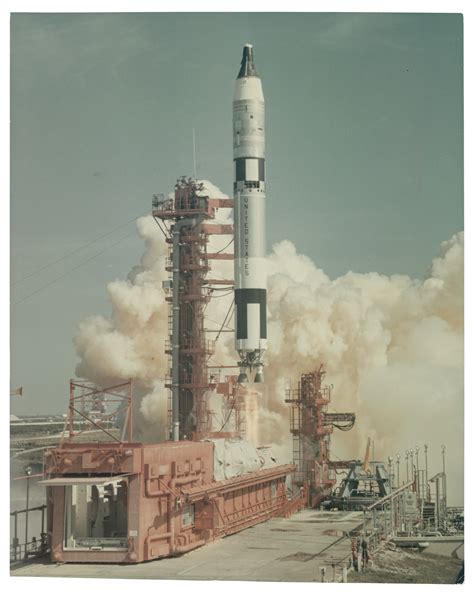 [LARGE FORMAT] LAUNCH OF THE TITAN ROCKET, AUGUST 21, 1965, NASA ...