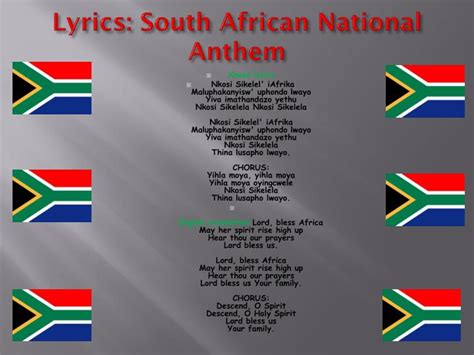 PPT - The South African National Anthem PowerPoint Presentation - ID ...