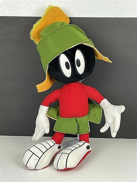 Marvin the Martian Plush Felt Vintage 90s 26" Play by Play Plush Looney ...