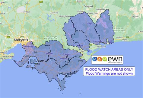 VIC Flood Watch: Parts of Eastern Victoria - ewn.com.au Alert