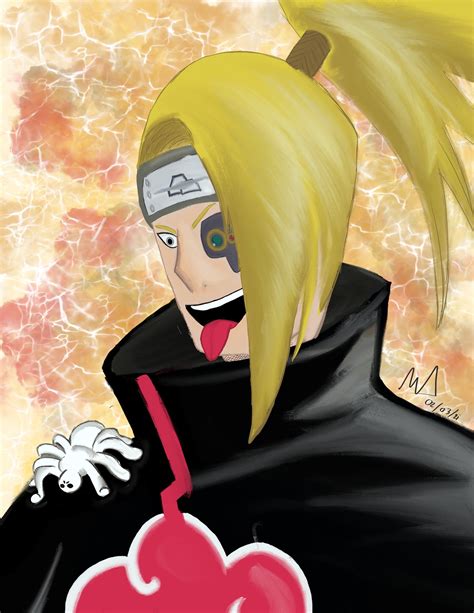 ArtStation - Deidara fan art