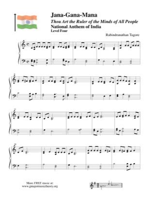 Indian national anthem piano notes - nutskasap