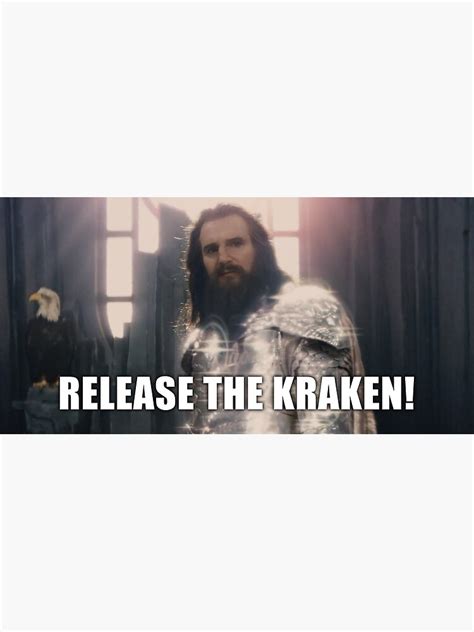 "Release the Kraken funny meme" Photographic Print for Sale by shirt ...