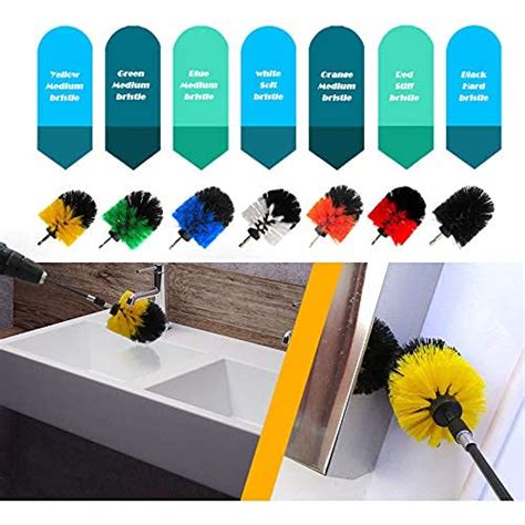 Drill Brush Attachment Set Power Scrubber Brush Multi-Function Drill ...