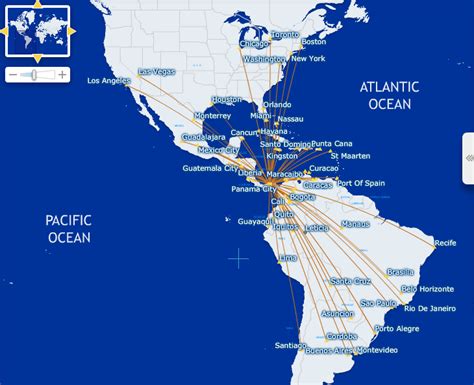 Copa Airlines Route Map | World Map 07